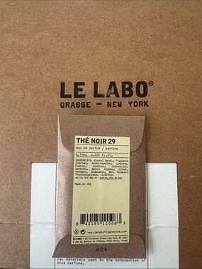 Le Labo Brown & Cream Thé Noir 29 Sample Packet